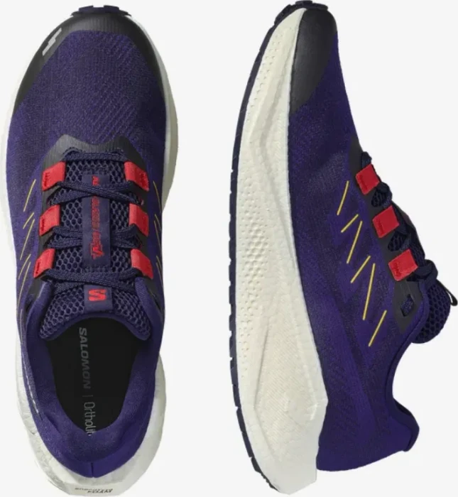 Salomon Aero Blaze 3 Grvl astral aura/maritime blue/haute red (Herren)