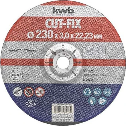 kwb Professional Metall Trennscheibe, 230x3x22mm, 1 Stück