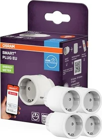 Osram SMART+ Plug Steckdose Indoor ZigBee, Funksteckdose, weiß, 4er-Pack
