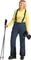 Jack Wolfskin Flowline Pro 2L Insulated Skihose lang midnight sky (Damen) Vorschaubild