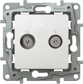 Legrand TV-R Enddose, ultraweiß
