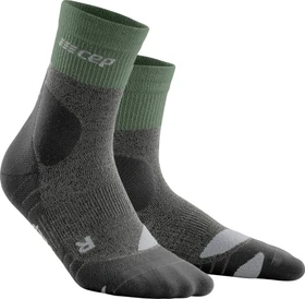 CEP Outdoor Merino Mid Cut Socken grün/schwarz (Herren)