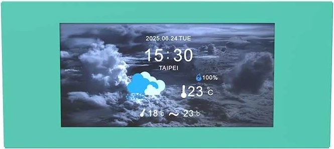 Thermaltake LCD Panel Kit 6.0" für Thermaltake View 600 TG, Monitor Kit, Mint Strawberry