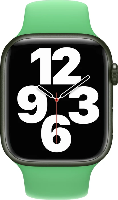 Apple Sportarmband Regular für Apple Watch 45mm signalgrün