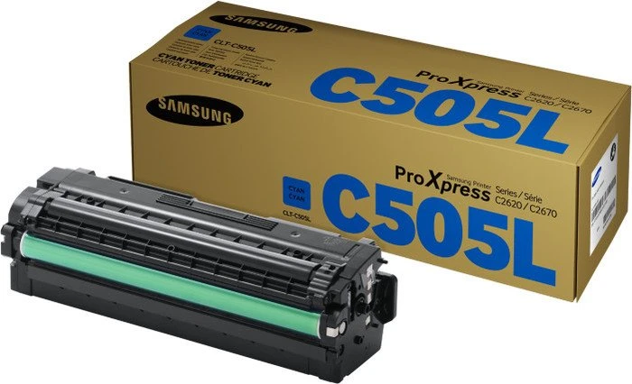 Samsung Trommel mit Toner CLT-C505L cyan hohe Kapazität