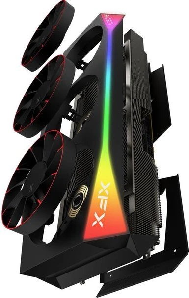 XFX Mercury Radeon RX 9070 XT OC Magnetic Air Edition with RGB, 16GB GDDR6, HDMI, 3x DP