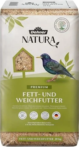 Dehner Natura Fett- und Weichfutter, Wildvogelfutter 20kg