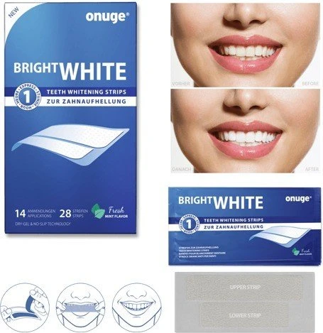 Onuge Bright White Bleachingstreifen, 28 Stück – Bild 4 von 4