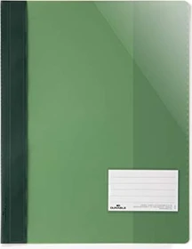 Durable Sichthefter opak, A4+, dunkelgrün/transparent, 25er-Pack