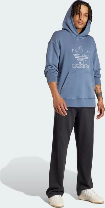 adidas Adicolor Outline Trefoil Hoodie preloved ink (Herren)