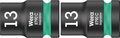 Wera 8790 C Impaktor Außensechskant Steckschlüssel 1/2", 13x38mm