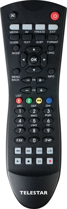 Telestar Fernbedienung für Telestar Hbb S1+
