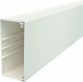 OBO Bettermann WDK60130CW Kabelkanal, 130x60mm, 2m, cremeweiß
