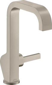 Hansgrohe Axor Citterio Waschtischmischer 190 mit Pingriff und Ablaufgarnitur brushed nickel