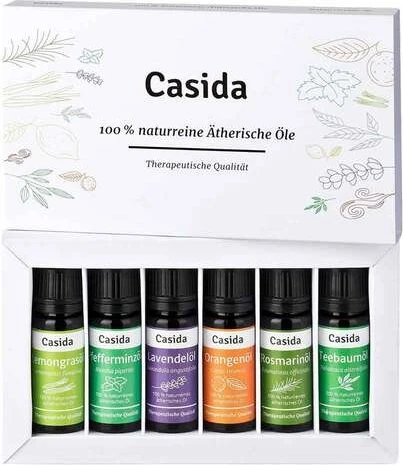 Casida Naturrein Duftöl-Variation, 60ml (6x 10ml)