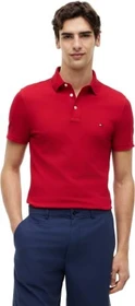 Tommy Hilfiger 1985 Slim Fit Poloshirt kurzarm medium red (Herren)