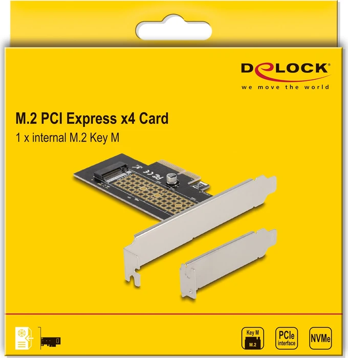 DeLOCK PCIe -> M.2 PCI, PCIe 4.0 x4