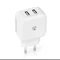 Nedis 24W Dual Port-USB-Netzladegerät weiß Vorschaubild