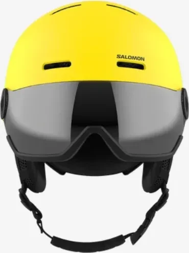 Salomon Orka Visor Helm vibrant yellow (Junior)