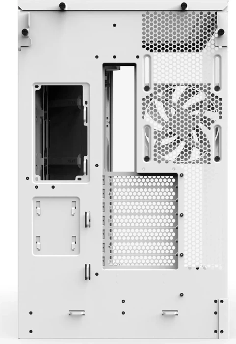 NZXT H9 Flow [2025] White, weiß, Glasfenster