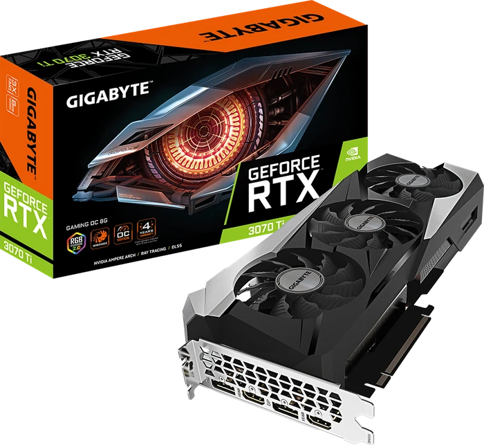 GIGABYTE GeForce RTX 3070 Ti Gaming OC 8G, 8GB GDDR6X, 2x HDMI, 2x DP