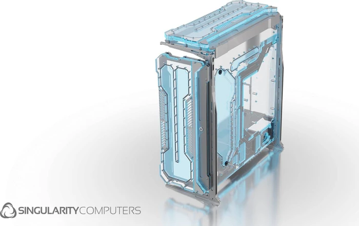 Singularity Computers Spectre 3.0 Integra Elite, Silver, Distro-Plate, Verteilerplatte (SC-S3-INT-ELITE-S) – Bild 4 von 4