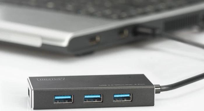 Digitus Office Hub, USB-Hub, 4x USB-A 3.0, USB-A 3.0 [Stecker]