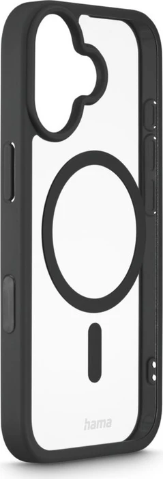 Hama Handyhülle Frame Protect magnetisch für Apple iPhone 17 transparent/schwarz