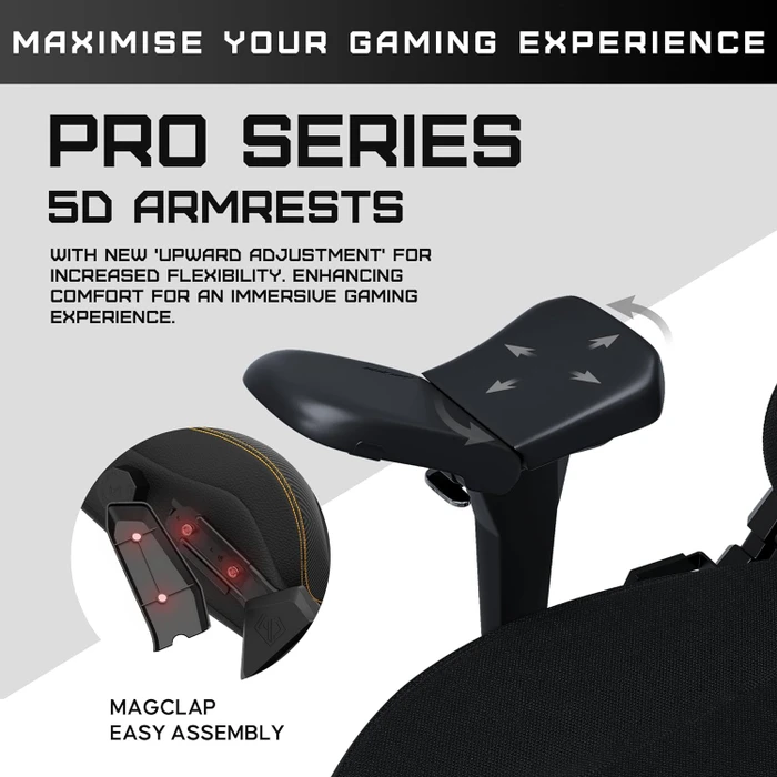 Anda Seat Kaiser 3 Pro Premium XL Gamingstuhl, Carbon Black, Stoff schwarz
