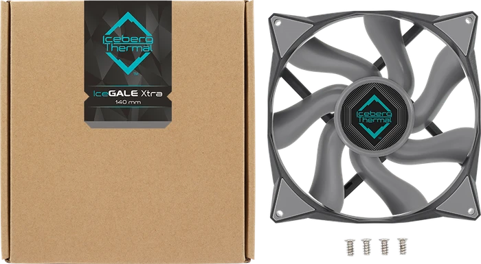 Iceberg Thermal IceGALE Xtra, Gray, 140mm
