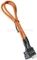 BitFenix Alchemy interne USB-Verlängerung, 0.3m, sleeved orange Vorschaubild