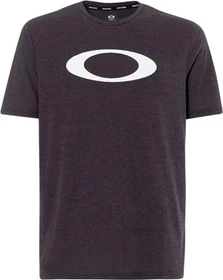Oakley O-Bold Ellipse Funktionsshirt kurzarm blackout/light heather (Herren)
