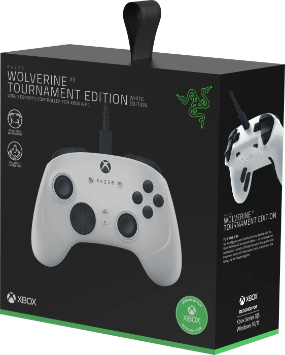 Razer Wolverine V3 Tournament Edition Controller weiß (Xbox SX/Xbox One/PC)