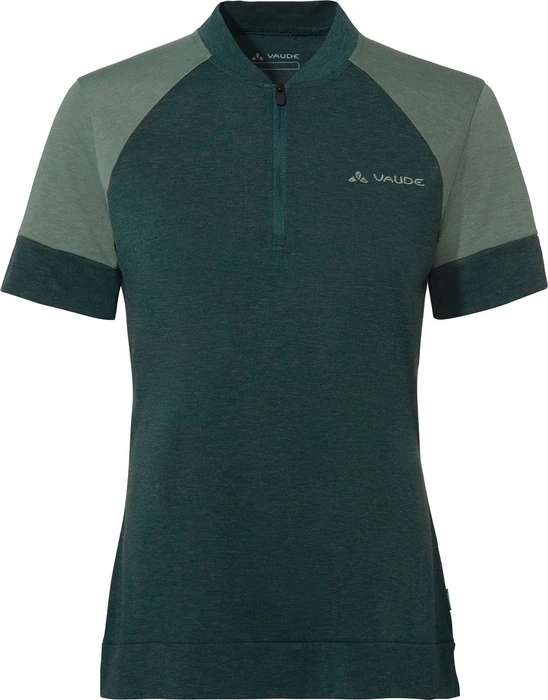 Vaude Altissimo Q-Zip Trikot kurzarm deep pond (Damen)