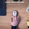 Trust Yvi Wireless Mouse Pink Circles, USB Vorschaubild