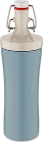 koziol Plopp To Go Trinkflasche 425ml nature flower blue