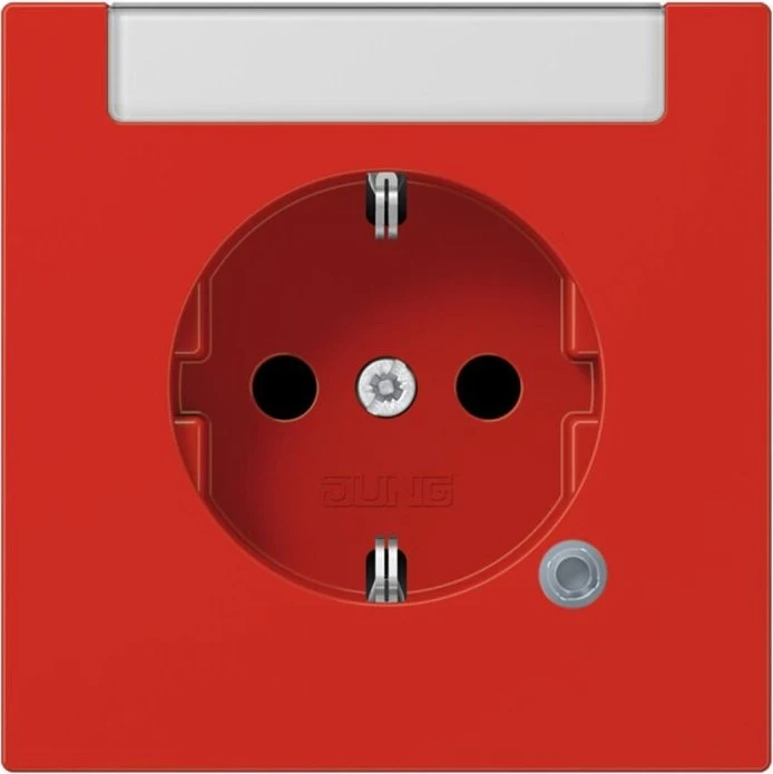Jung Serie LS Steckdose 16A 250V, rot