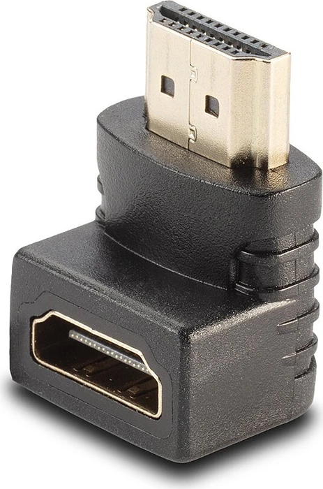 Lindy 4K HDMI Typ A Stecker/Buchse Adapter gewinkelt 90°