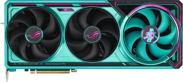 ASUS ROG Astral GeForce RTX 5080 Hatsune Miku Edition, ROG-ASTRAL-RTX5080-O16G-HATSUNE-MIKU-EDITION, 16GB GDDR7, 2x HDMI, 3x DP