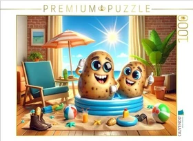 Calvendo Sommerspaß im Wohnzimmer: Kartoffeln im Planschbecken