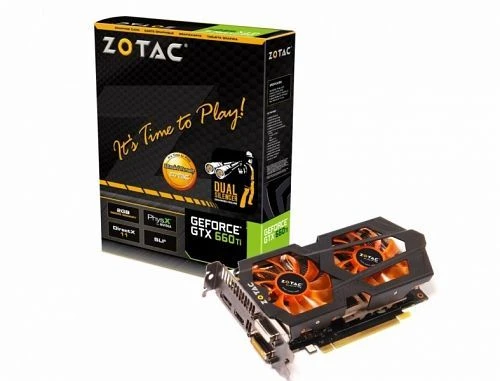 Zotac GeForce GTX 660 Ti, 2GB GDDR5, 2x DVI, HDMI, DP