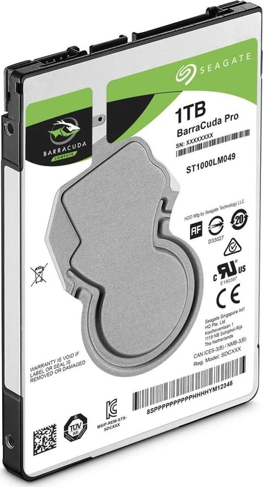 Seagate BarraCuda Pro Compute 1TB, 512e / 2.5" / SATA 6Gb/s