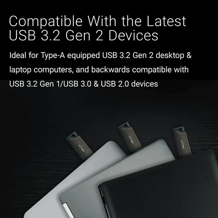 PNY Pro Elite V2 1TB, USB-A, USB 3.2 Gen 2×1