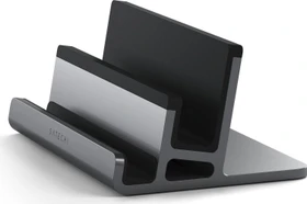 Satechi Dual Vertical Aluminum Stand, Notebook-Stand, grau
