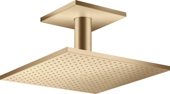 Hansgrohe Axor ShowerSolutions Kopfbrause 300/300 2jet mit Deckenanschluss brushed bronze