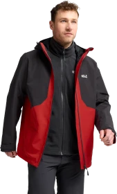 Jack Wolfskin Stonetrail 3in1 Funktionsjacke siren red (Herren)