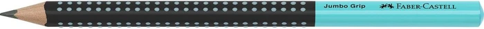 Faber-Castell Two Tone Jumbo Grip Bleistift B graphit, türkis/schwarz (511912)