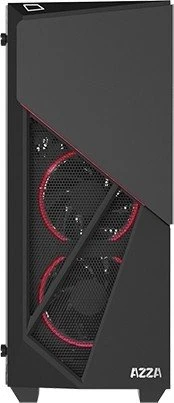 AZZA Inferno 310, schwarz, Glasfenster