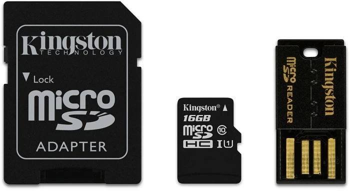 Kingston 16GB Kit, Class 10