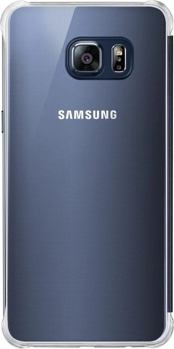 Samsung Clear View Cover für Galaxy S6 Edge+ blau